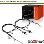 2X Parking Brake Cable For Toyota Highlander 2004-2007 Lexus Rear Left & Right. Fixed Price $35.52.