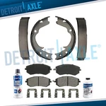 6PC Front Brake Pads Rear Parking Shoes Subaru Forester Impreza Saab 9-2X. Fixed Price $57.13.