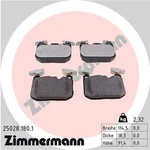 Zimmermann 25028.180.1 Standard Disc Brake Pad Set For Select 12-19 Bmw Models. Fixed Price $137.99.