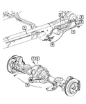Genuine Mopar Parking Brake Cable Front 52013000AB. Fixed Price $76.31.