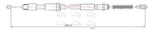 Parking Brake Cable Pull Rear Right Left Fits Mercedes-benz Apec CAB1291. Fixed Price $47.63.