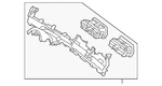 Genuine Kia Center Molding 84792-P1000WK. Fixed Price $166.53.