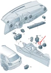 New Audi Q2 Ga Parking Brake Button Lhd 8V1927225C 8V1-927-225-C. Fixed Price $117.70.