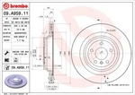 Brembo 09.A959.11 Brake Disc For Brabus, Mercedes-benz. Fixed Price $111.02.