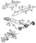 Genuine Mopar Parking Brake Cable Right Rear 68257262AB. Fixed Price $155.29.