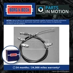 Cable Fits Ford Ranger 2.5D Rear Right 99 To 06 Parking B&b. Fixed Price $61.00.