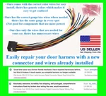 Fits Honda Civic 96-00 Door Jamb Harness Pigtail Connector Repair Wiring Plug. Fixed Price $49.89.