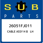 Subaru Cable Assy Lh 26051FJ011, New Genuine Oem Part. Fixed Price $45.18.