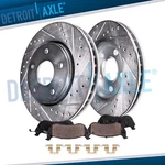 12.99 In Rear Drilled Brake Rotors Pads Kit For Audi A4 A5 Quattro S4 S5 SQ5. Fixed Price $108.20.