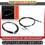 2X Rear Left And Right Side Parking Brake Cable For Dodge Dakota 1997 1998-1999. Fixed Price $27.30.