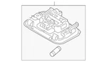 Genuine Kia Overhead Lamp 92850-C7010BF3. Fixed Price $38.06.