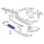 For Kia Sportage 2023-2026 866A1P1000 Rear Bumper Cover Heat Shield. Fixed Price $57.08.