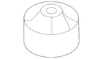 Genuine Kia Lower Control Arm Bushing 54584-K0000. Fixed Price $40.17.