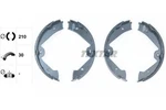 Brake Shoe Set, Parking Textar 91074700. Fixed Price $63.89.