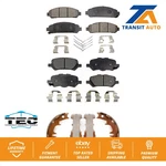 Front Rear Ceramic Brake Pads And Parking Shoes Kit For 2009-2016 Toyota Venza. Fixed Price $98.89.