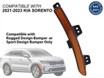Front Amber Reflector For 2021 2022 2023 Kia Sorento Passenger Side 921A2R5000. Fixed Price $27.00.