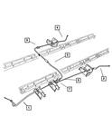 Genuine Mopar Parking Brake Cable Bracket 4683496AB. Fixed Price $10.20.