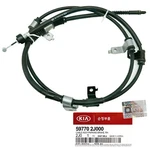 Genuine 597702J000 Right Parking Brake Cable For Kia Mohave Borrego 09-11. Fixed Price $134.00.