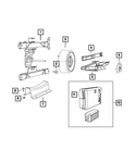 Genuine Mopar Hex Head Bolt And Washer 6104386AA. Fixed Price $8.89.