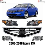Front Grille Assembly & Headlight Kit For 2006-2008 Acura Tsx. Fixed Price $389.41.