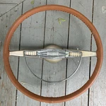 Hand Stitched Leather Wrapped 1961-1965 Truck Chevrolet Deluxe Steering Wheel. Fixed Price $475.00.