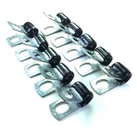 3/16" Brake Line Clip Set. Pack Of 10. Steel With Rubber Insulation. Fixed Price $11.99.