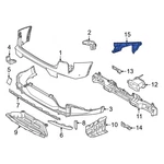 Kia K4 2025 86651GG000 Rear Left Outer Bumper Cover Reinforcement. Fixed Price $34.41.