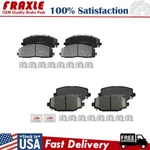 Front & Rear Ceramic Disc Brake Pads With Hardware For 2012 2013 2014 Vw Routan. Fixed Price $47.96.
