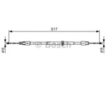 Bosch Cable Parking Brake 1 987 482 024. Fixed Price $17.99.