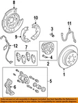 Toyota Oem 09-15 Venza Brake Components-park Shoes 465900E010. Fixed Price $37.51.
