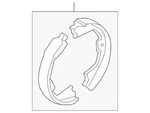 Genuine Ford Parking Brake Shoe 8C3Z-2648-B. Fixed Price $92.44.