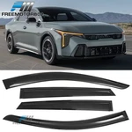 Fits 25-26 Kia K4 Tape-on Smoke Side Window Visors Vent Rain Guards Deflectors. Fixed Price $35.99.
