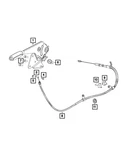 Genuine Mopar Parking Brake Cable 68241549AF. Fixed Price $82.50.
