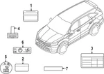 Genuine Kia Emission Label 32450-2S175. Fixed Price $11.12.
