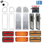 71-72 Chevy Gmc Truck Led Clear & Amber Tail Park Lamp Lenses Brake Module Set. Fixed Price $363.80.