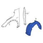 For Kia K4 2025 86812GG000 Front Right Fender Splash Shield. Fixed Price $123.18.