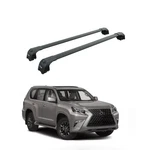 For Lexus Lx 570 2016-2021 Roof Rack Cross Bars Flush Rail Alu Black. Fixed Price $228.00.