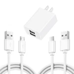 Standard Heavy-duty 2 X Type Usb Cable + Dual Power Adapter Htc U11 Life. Fixed Price $26.98.