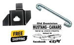 1967-1970 Mustang Rear Parking Brake Cable Idler Bracket & Hook. Fixed Price $39.95.