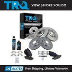 Trq Brake Pad & Rotor Kit Ceramic Front Rear W/chemicals. Fixed Price $239.95.