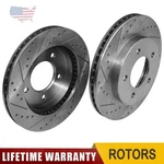 2X 308MM Front Drilled & Slotted Brake Rotor Ford F-150 1997-2004 4WD 5-LUG. Fixed Price $52.99.