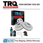 Trq Performance G-coated Brake Rotor & Ceramic Pad Kit W/chemicals. Fixed Price $109.95.
