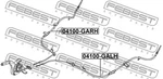 Febest Citroen Parking Brake Cable 04100-GALH. Fixed Price $99.00.