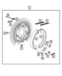 Genuine Mopar Parking Brake Adapter Assembly All Wheel Drive 68299457AA. Fixed Price $119.90.