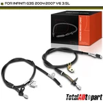 2PCS New Parking Brake Cable For Infiniti G35 2004-2007 Manual Trans Rear Side. Fixed Price $31.46.