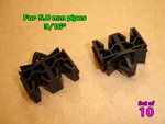 Set Of 10 Double Plastic Brake Line Pipe Mounting Holder Clips 5.0MM 3/16 Black. Fixed Price $15.50.