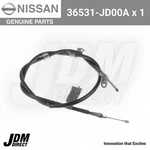36531-JD00A Nissan Oem Genuine Cable Assy-parking,rear Lh. Fixed Price $128.99.
