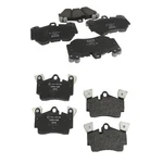 Hella Front Rear Low-met Disc Brake Pads Kit For Cayenne 05-06 E81 Power Package. Fixed Price $282.95.